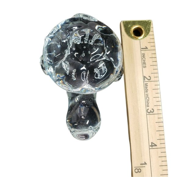 Art Glass Turtle Controlled Bubbles Sculpture Paperweight Vintage - Picture 7 of 9